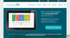 Desktop Screenshot of anesthesiaos.com